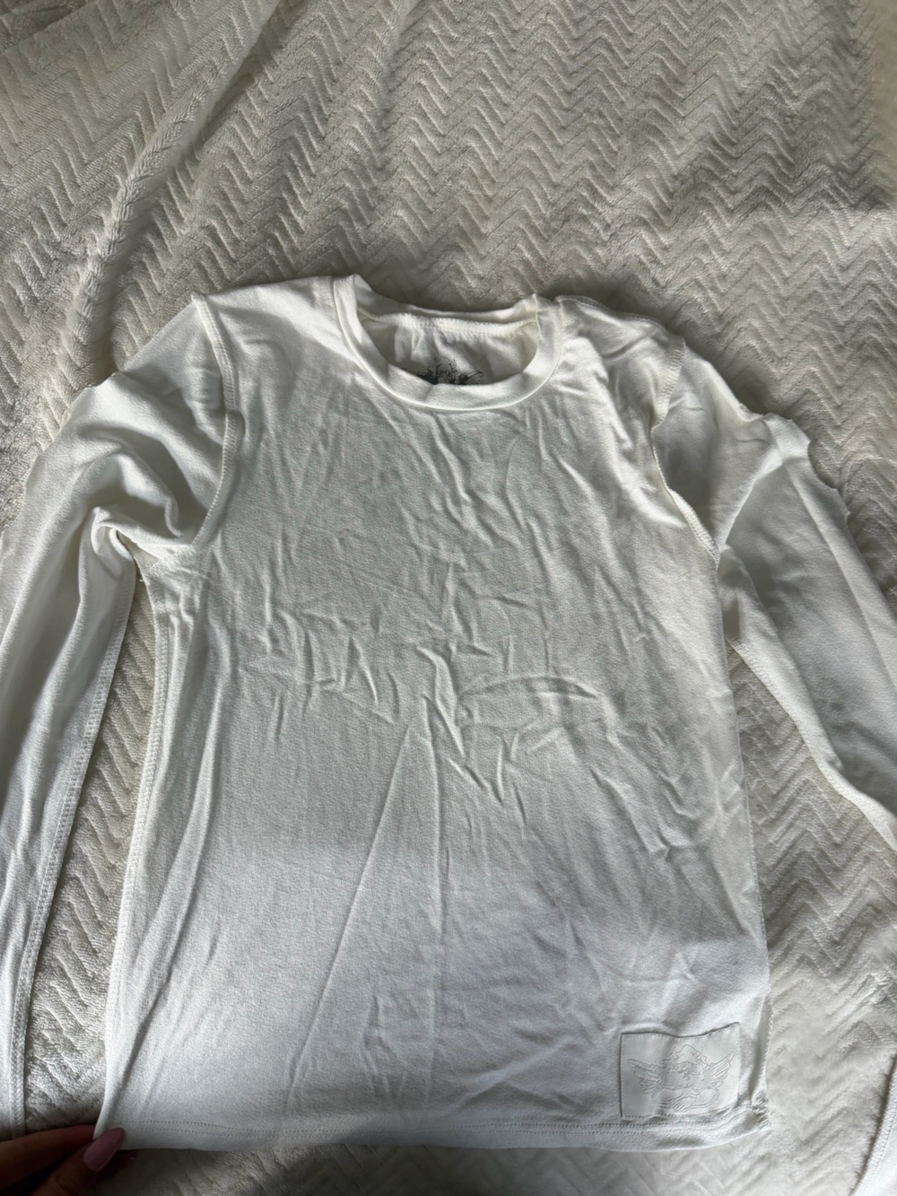 Boys Lie White Long-Sleeve